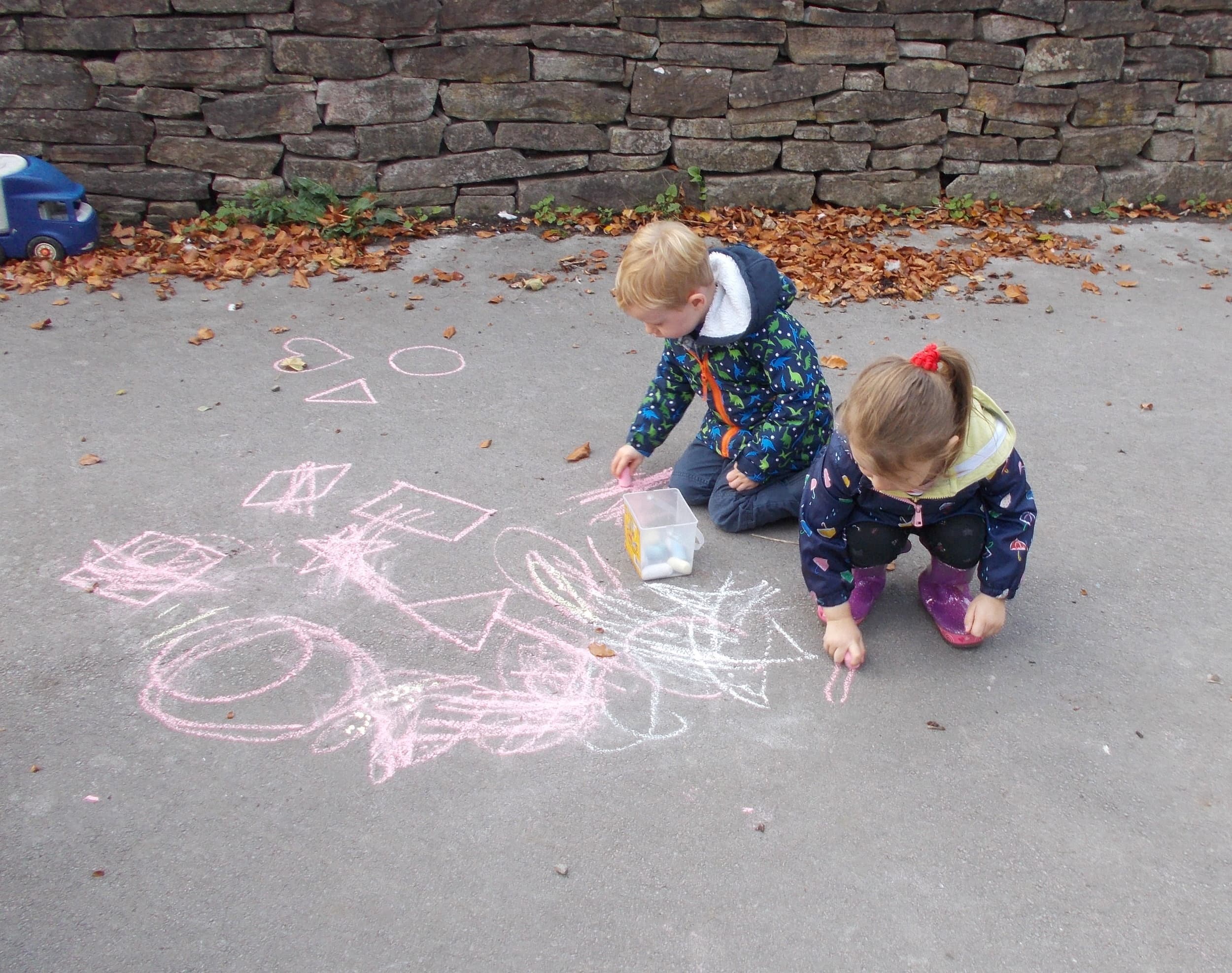 Children busy with activities at Macclesfield Day Nursery